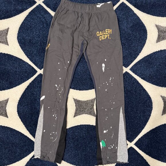 Gallery Dept Painted Flare Sweatpants Dark Gray Size Medium or X-Large - Picture 1 of 3